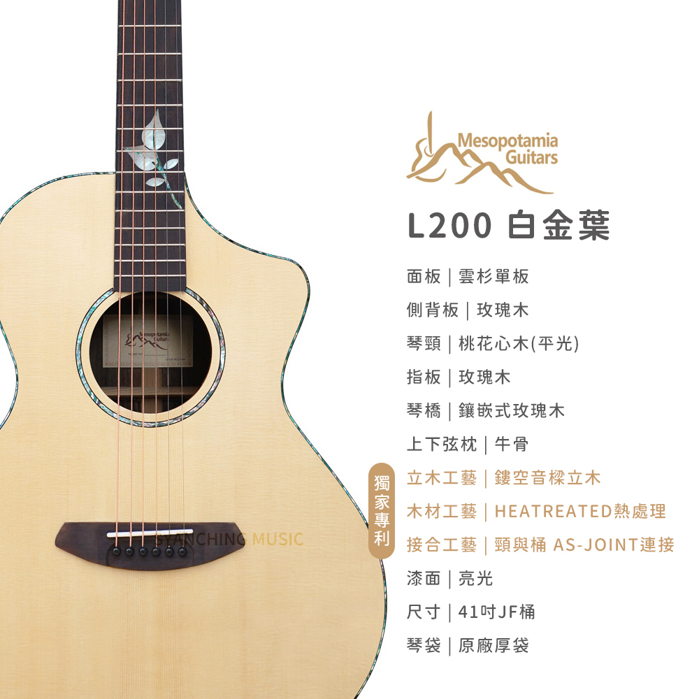 網拍_美索吉他_L200白金葉_3