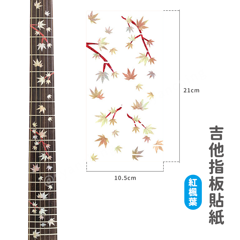 網拍圖_指板貼紙_紅楓葉