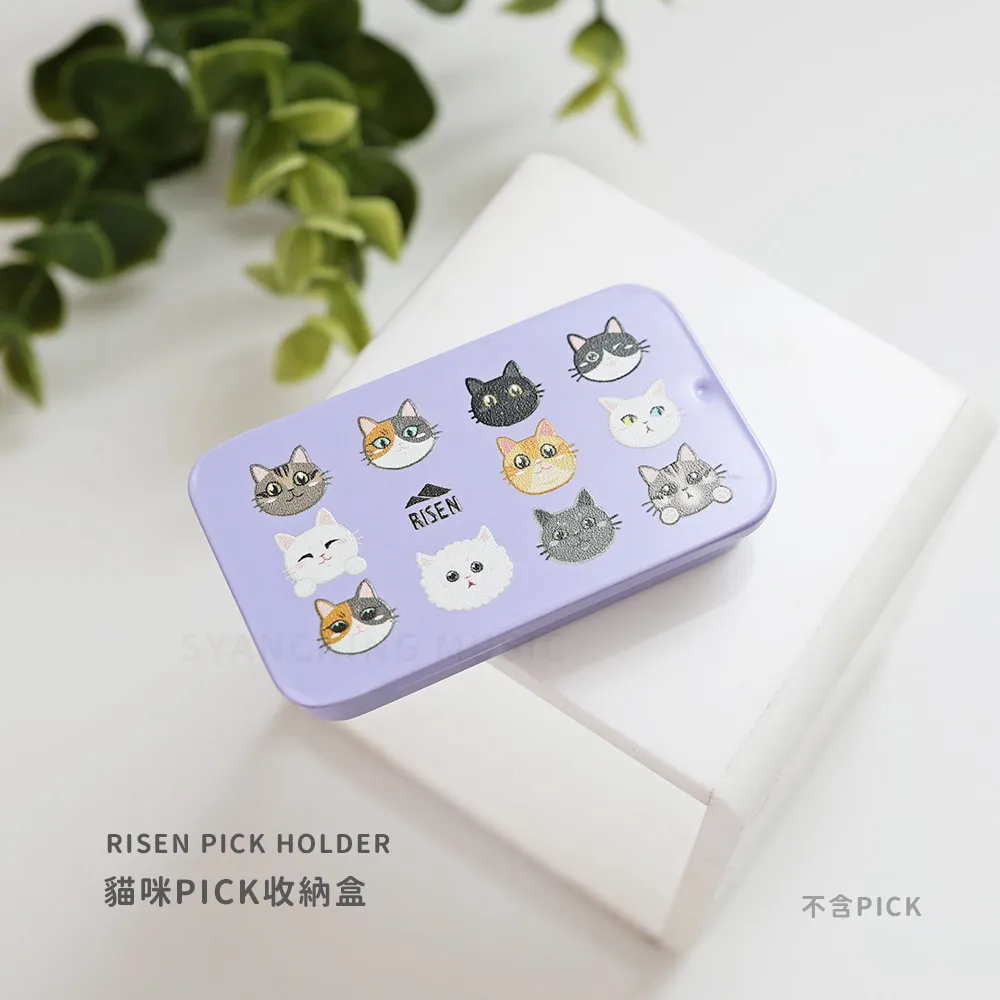 網拍圖_RISEN 馬口鐵PICK盒_規格_貓咪