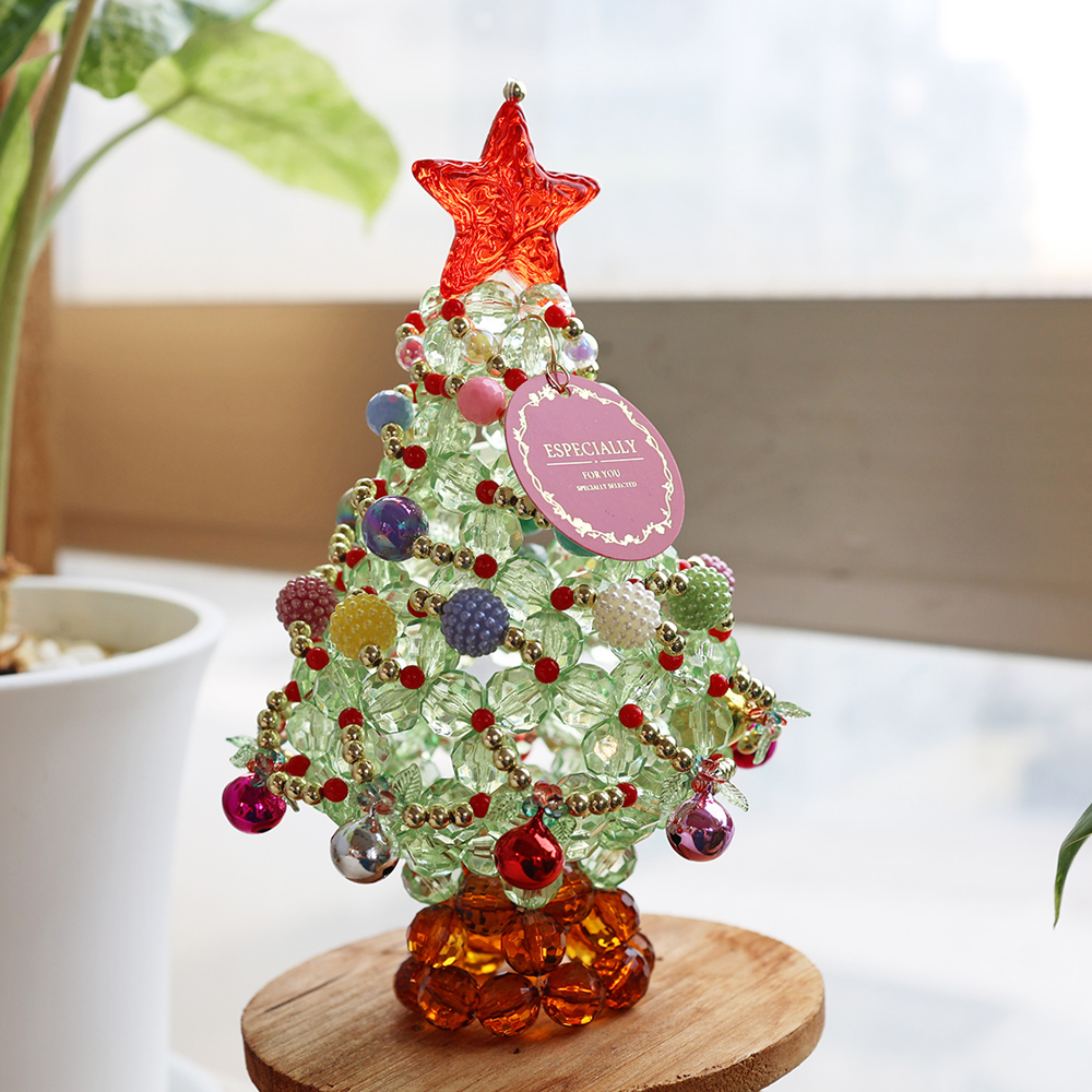 夢幻琉光串珠聖誕樹 / 淺綠色