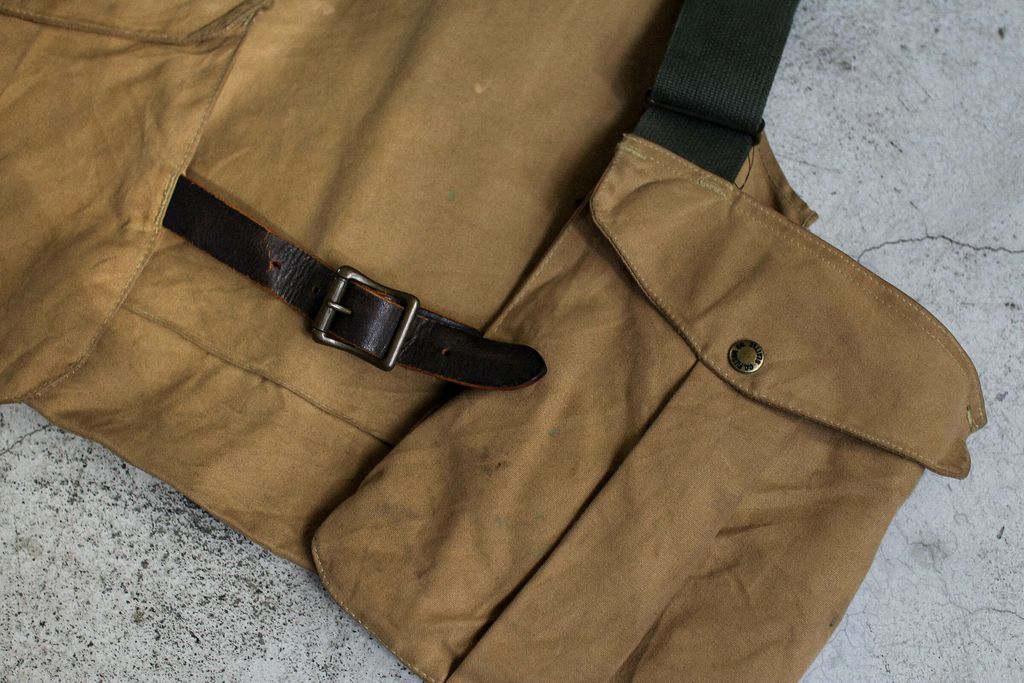 C.C FILSON Tin Cloth Strap Game Bag vest / VT001 虫洞 vintage and