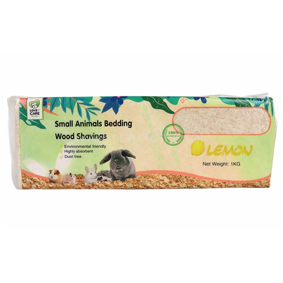 Love & Care - Small Animals Bedding - Wood Shaving (Lemon) 1kg / 15L – Pet Haus Love & Care - Small Animals Bedding - Wood Shaving (Lemon) 1kg / 15L – Pet Haus