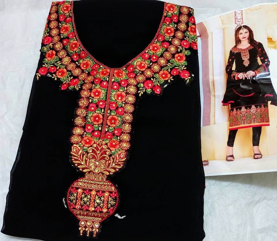 new churidar material collection