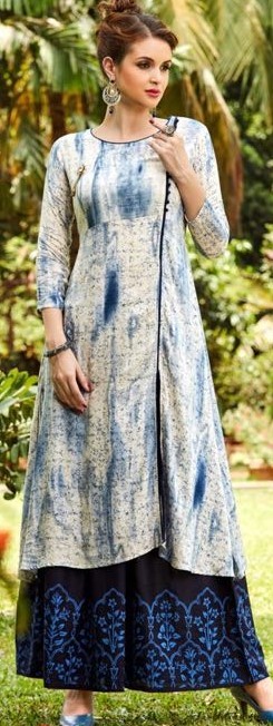 Buy Sky Blue Kurta Suit Sets for Women by Indie Picks Online | Ajio.com