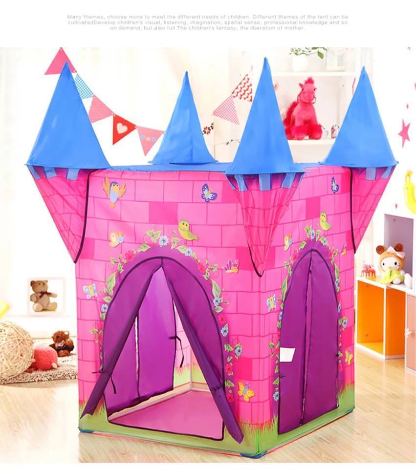 castle tent pink
