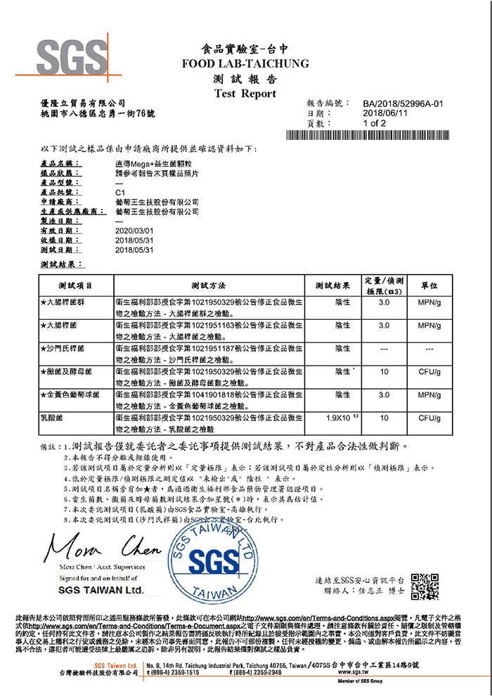 2018/07/11【📣檢驗報告】