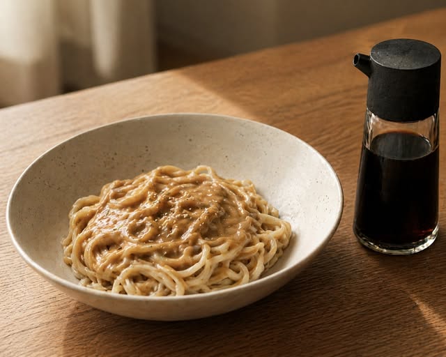 教你拌一碗最適合今天中午的「烏醋麻醬麵」