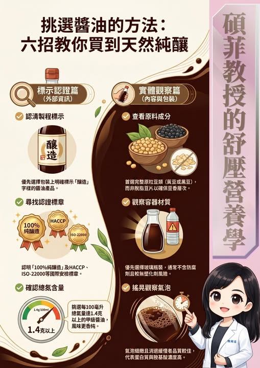 教授的「挑醬油秘笈」