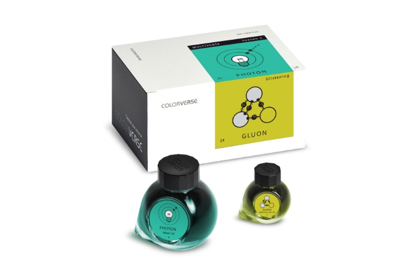 Colorverse Ink - 23 24 Photon & Gluon 光子與膠子  15ml 有粉