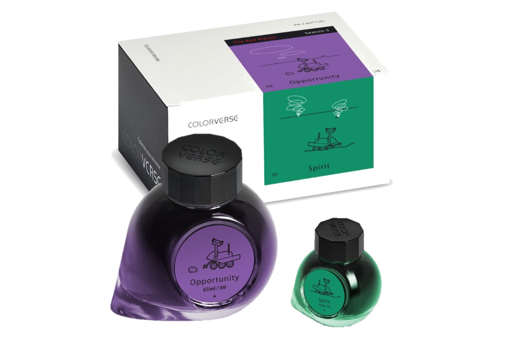 Colorverse Ink - 69 機會號 第七季 5ml 迷你鋼筆墨水 5ml 有粉