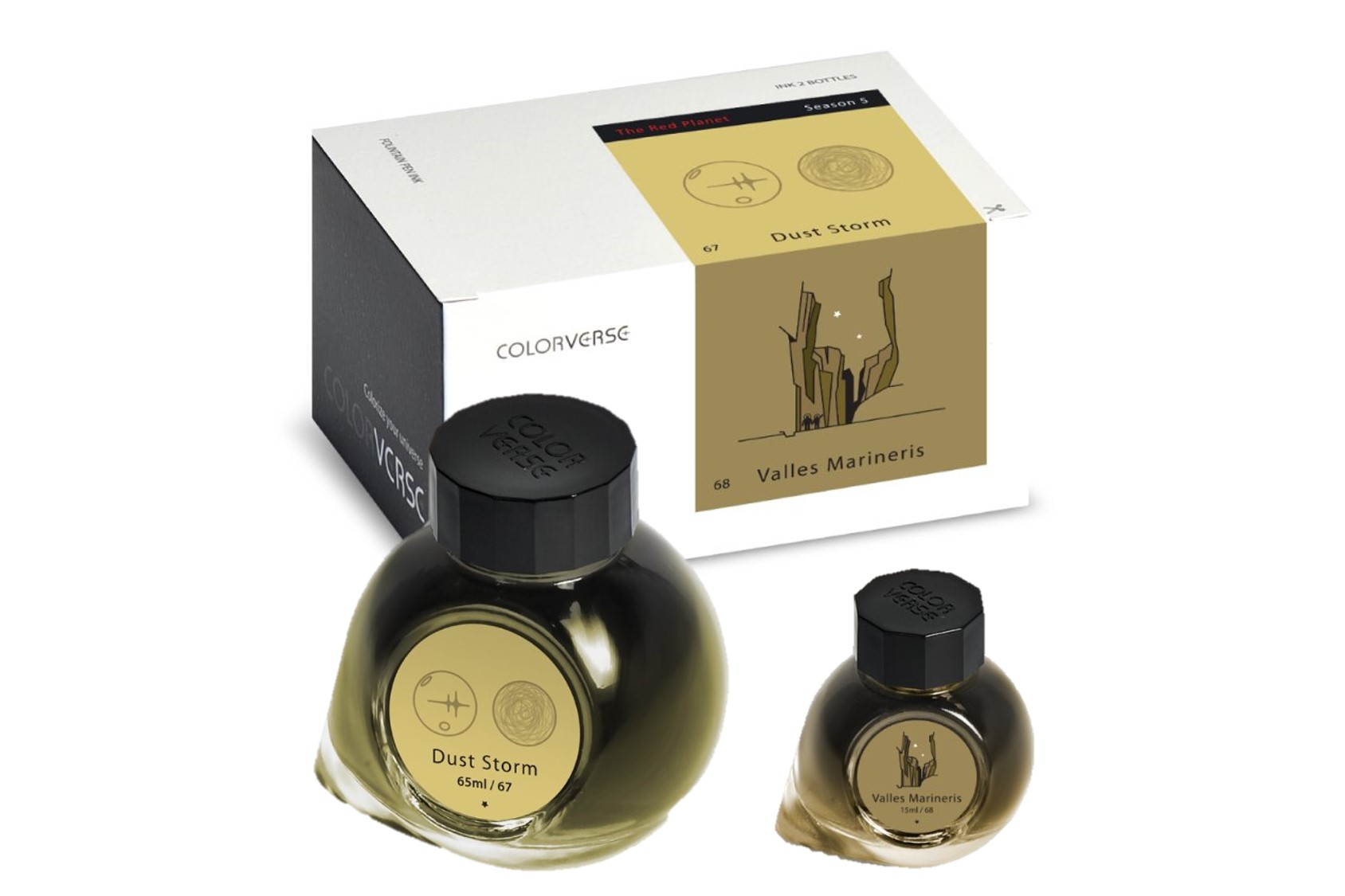 Colorverse Ink - 67 沙塵暴 第七季 5ml 迷你鋼筆墨水 5ml 有粉
