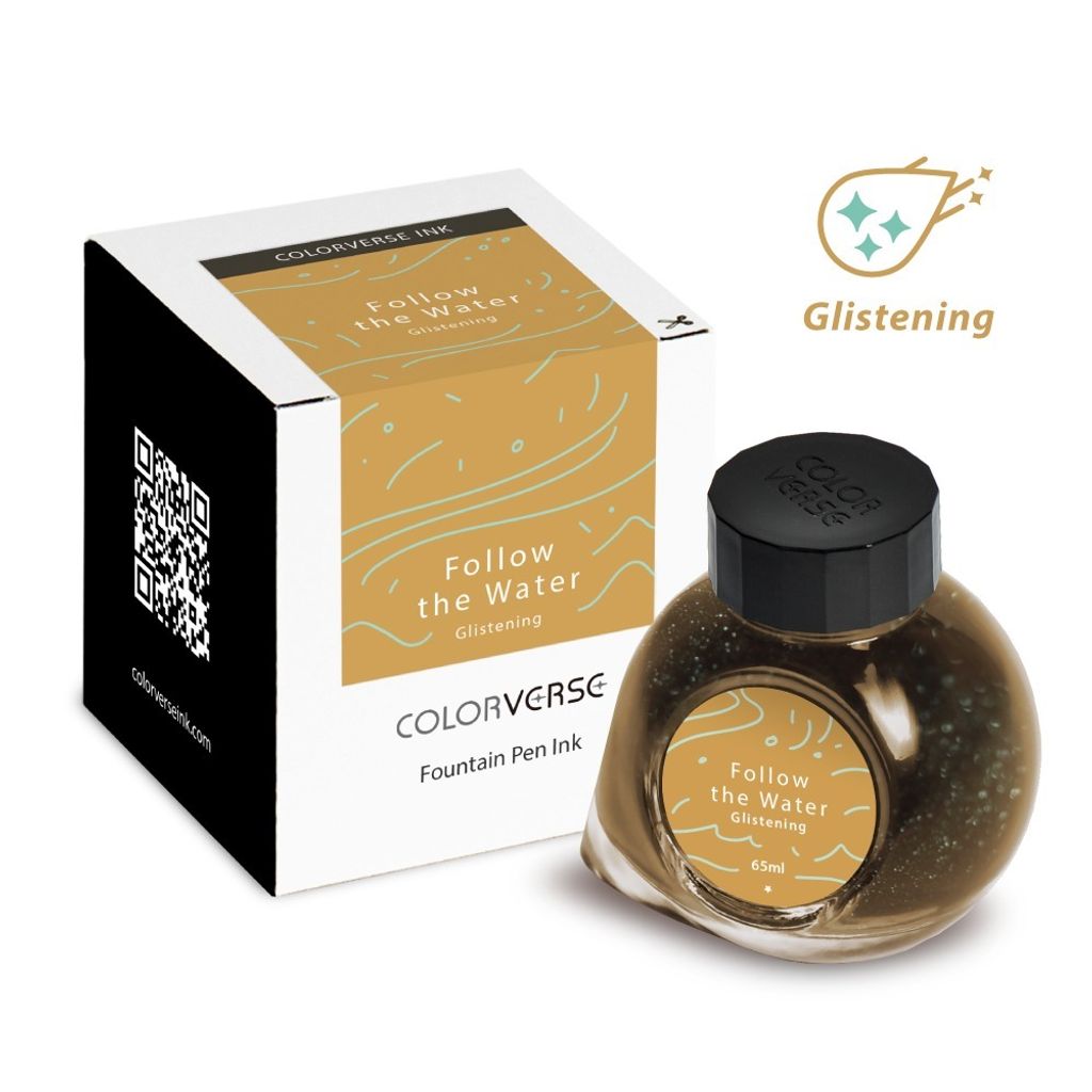 [65ml Water Powder + 5ml Glitter] Colorverse Fountain Pen Ink - 1