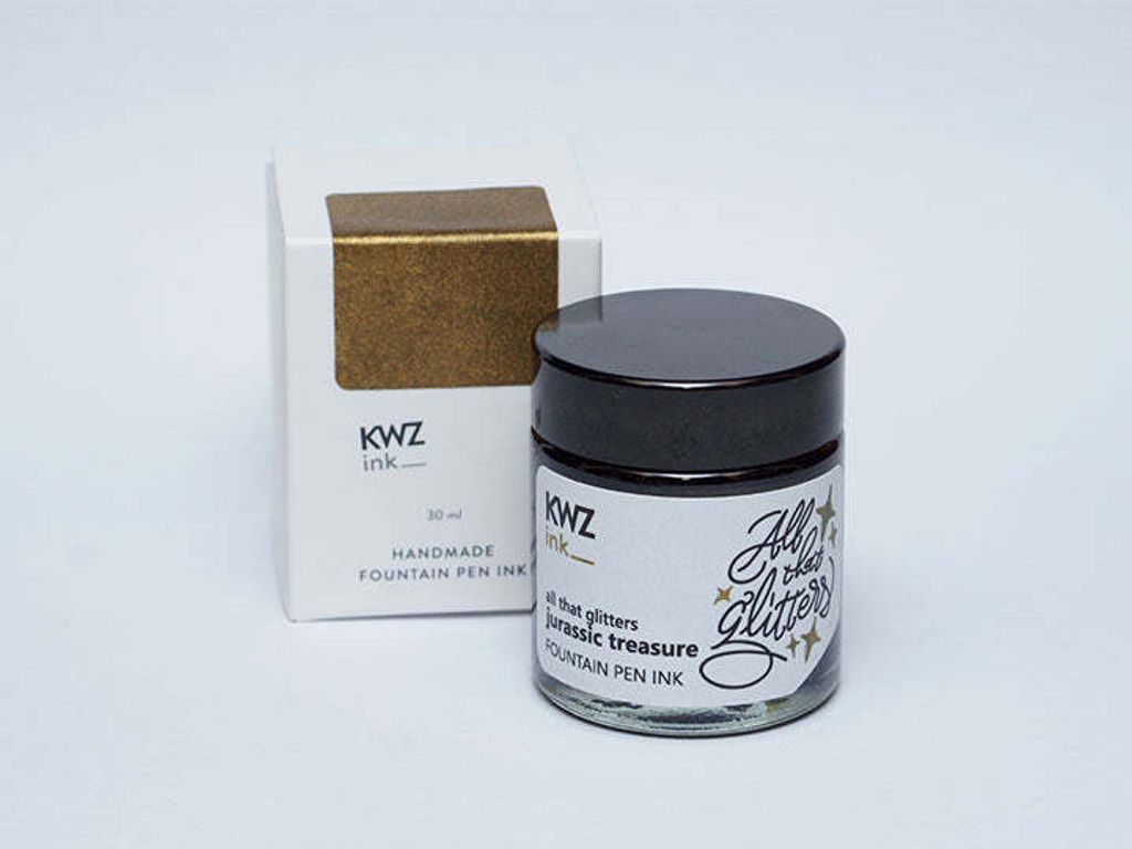 【侏羅紀寶藏 30ml】KWZ｜鋼筆閃粉墨水 閃耀時刻系列 - 1