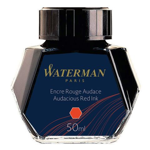 【紅色 50ml】Waterman 水人 - 瓶裝墨水 - 2