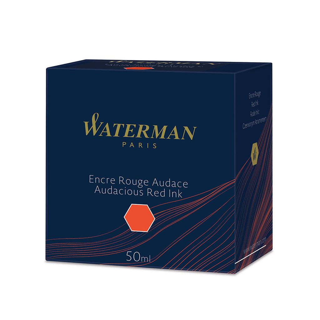 【紅色 50ml】Waterman 水人 - 瓶裝墨水 - 3