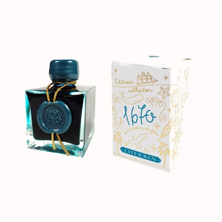 Jacques Herbin - 1670 閃粉鋼筆墨水 50ml 絕版包裝 - 2