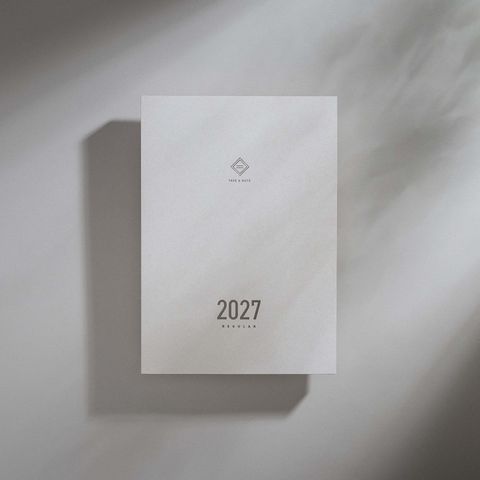預購中 【台灣假期版｜A5 兩日一頁】Take a Note - 2027 Regular Planner 時效日誌手帳
