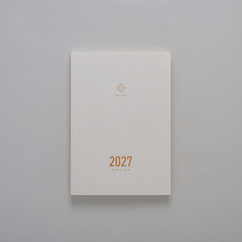 預購中 【English Edition｜A5 2-Day Per Page】Take a Note - 2027 Regular Planner 時效日誌手帳 - 2