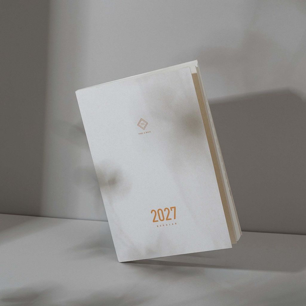 預購中 【English Edition｜A5 2-Day Per Page】Take a Note - 2027 Regular Planner 時效日誌手帳 - 3