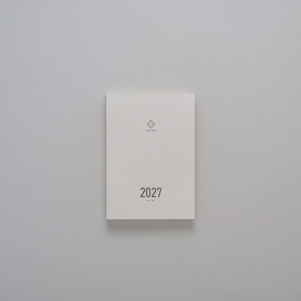 預購中 【台灣假期版｜A6 兩日一頁】Take a Note - 2027 Mini Planner 時效日誌手帳 - 2
