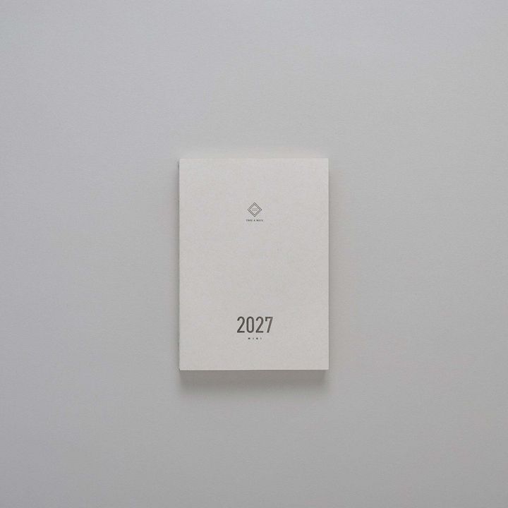 預購中 【台灣假期版｜A6 兩日一頁】Take a Note - 2027 Mini Planner 時效日誌手帳 - 2