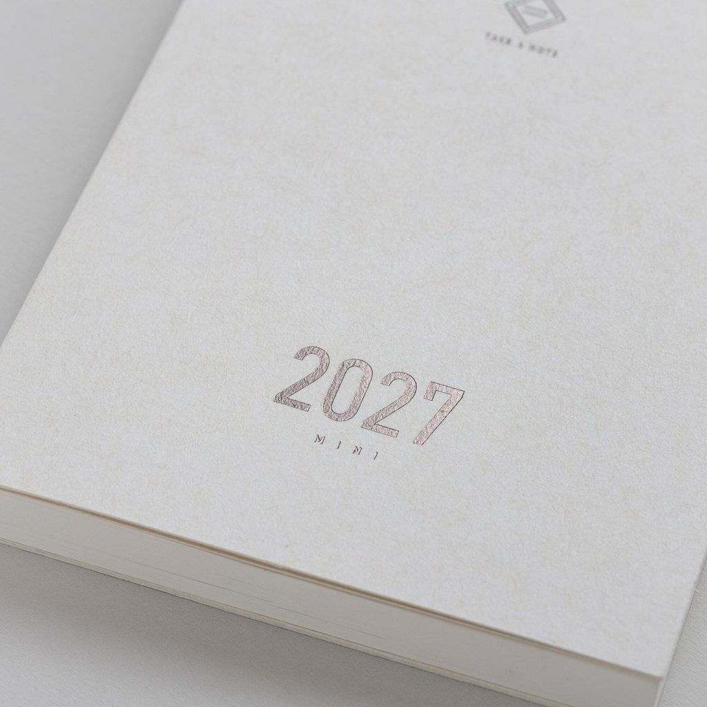 預購中 【台灣假期版｜A6 兩日一頁】Take a Note - 2027 Mini Planner 時效日誌手帳 - 4