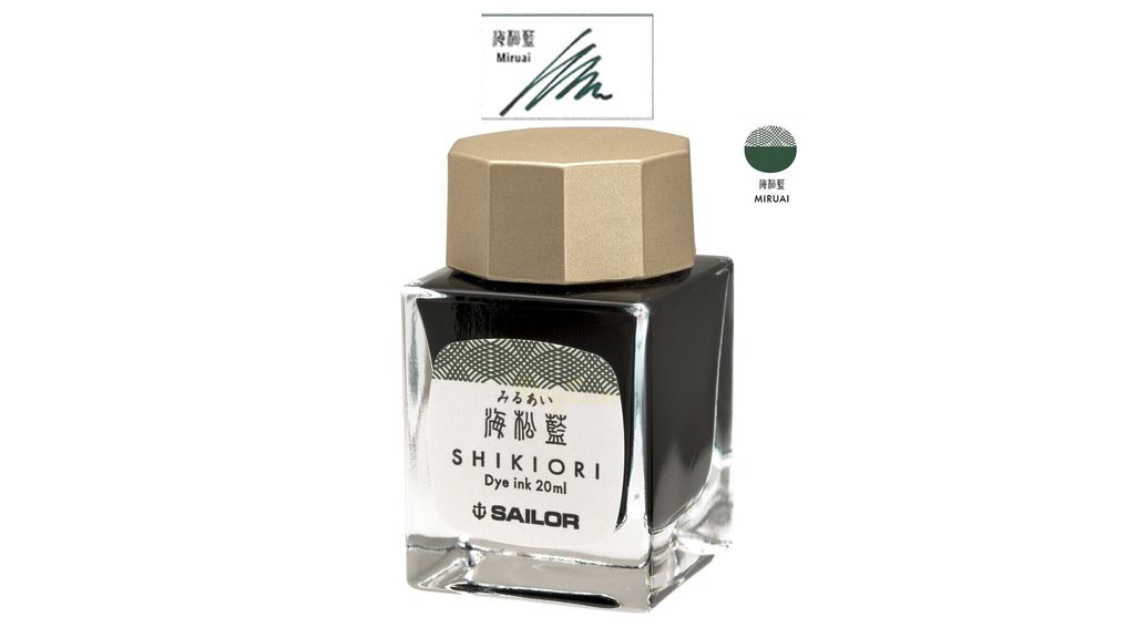 寫樂 - 海松藍 20ml 四季織 四季彩鋼筆墨水 | Sailor - MIRUAI / 20ml / Shikiori / Fountain Pen Ink - 2