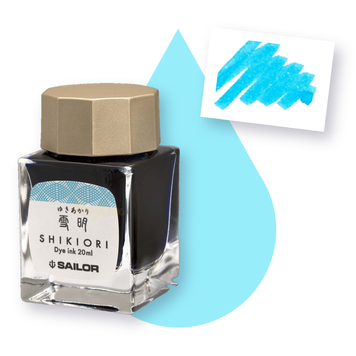 寫樂 - 雪明 20ml 四季織 四季彩鋼筆墨水 | Sailor - YUKIAKARI / 20ml / Shikiori / Fountain Pen Ink