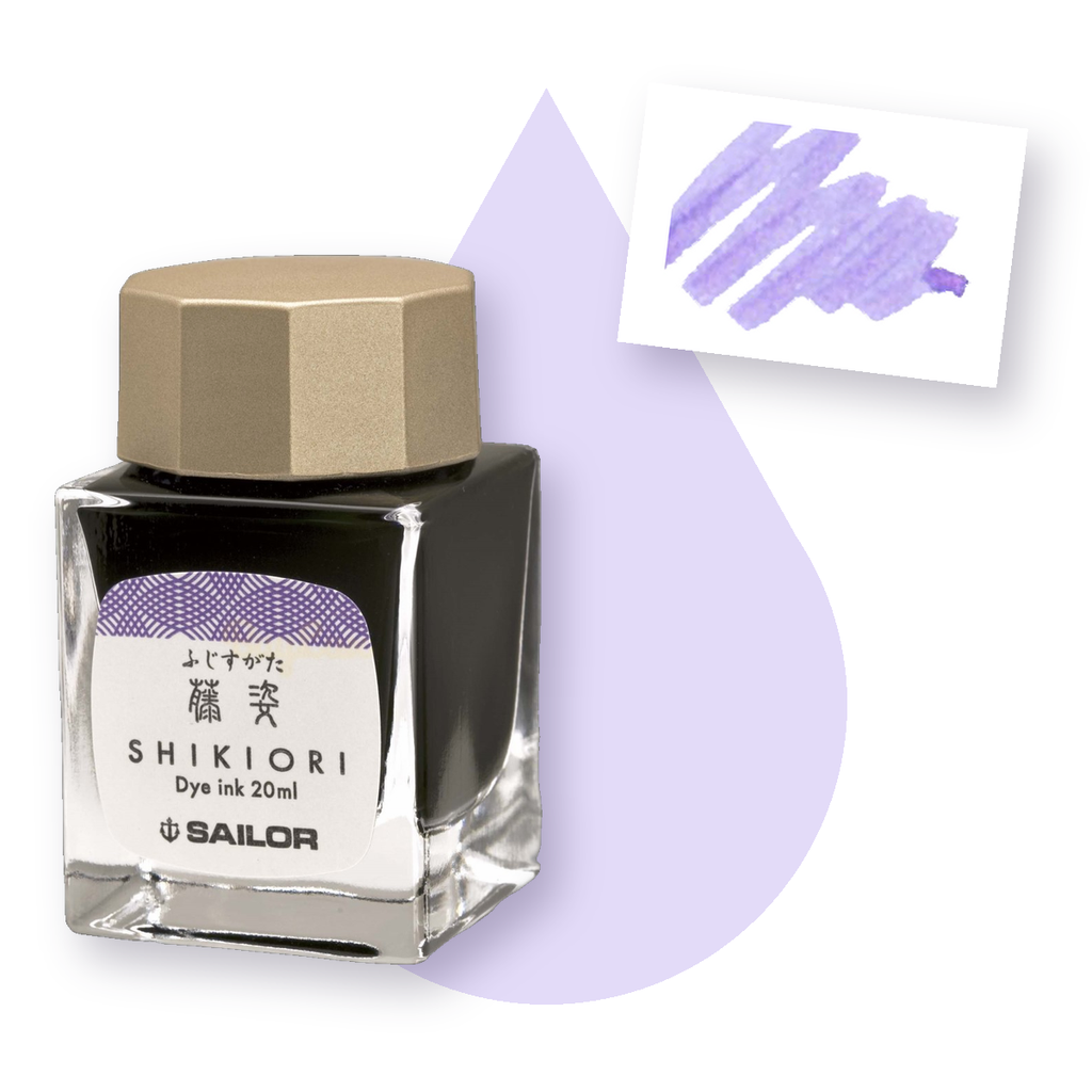 寫樂 - 藤姿 / 藤娘 20ml 四季織 四季彩鋼筆墨水 | Sailor - FUJISUGATA / FUJIMUSUME / 20ml / Shikiori / Fountain Pen Ink - 1