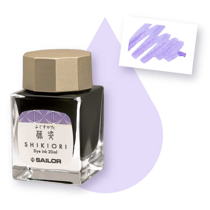 寫樂 - 藤姿 / 藤娘 20ml 四季織 四季彩鋼筆墨水 | Sailor - FUJISUGATA / FUJIMUSUME / 20ml / Shikiori / Fountain Pen Ink