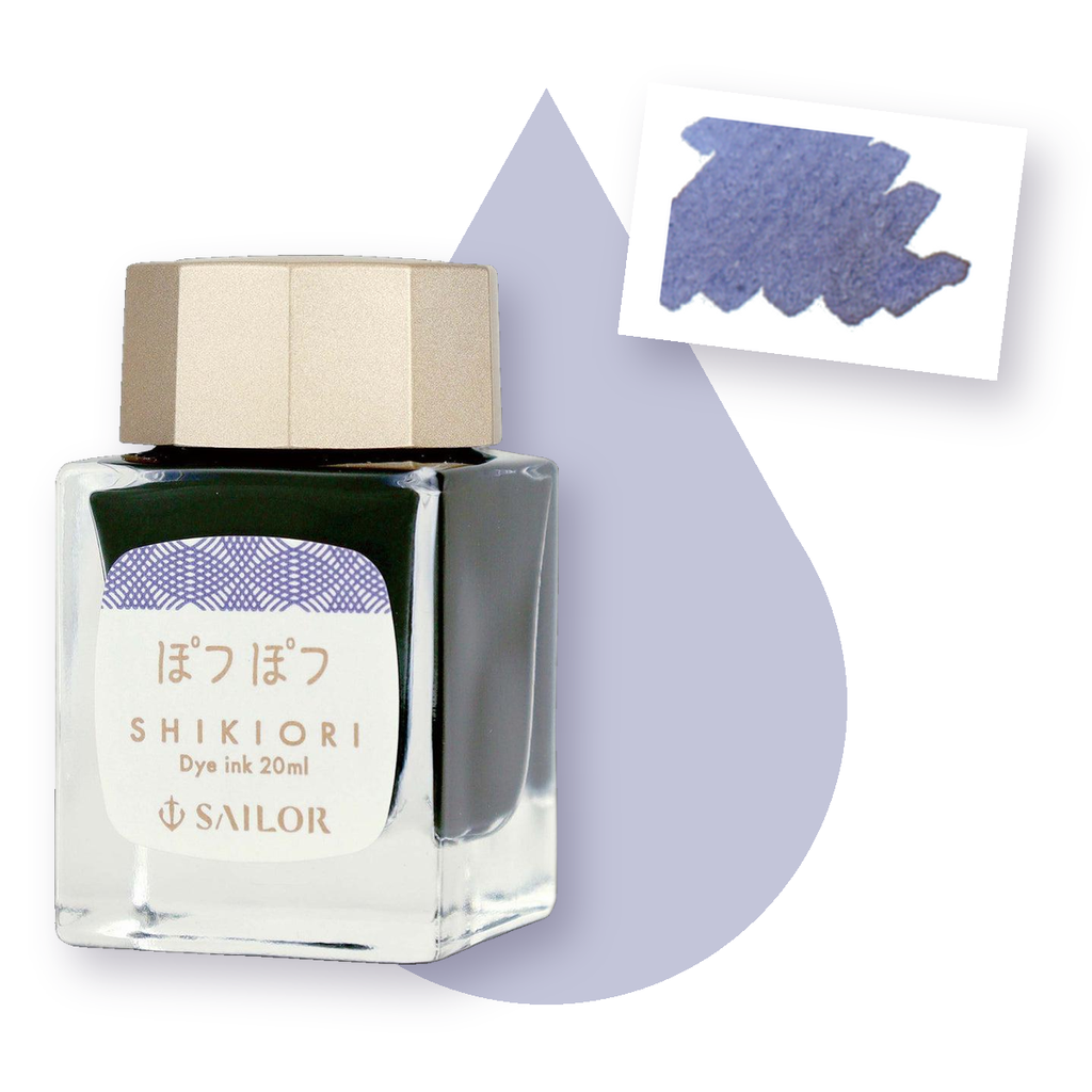 寫樂 - 224 凍雨  ぽつぽつ Potsu Potsu 20ml 四季織鋼筆墨水 - 1