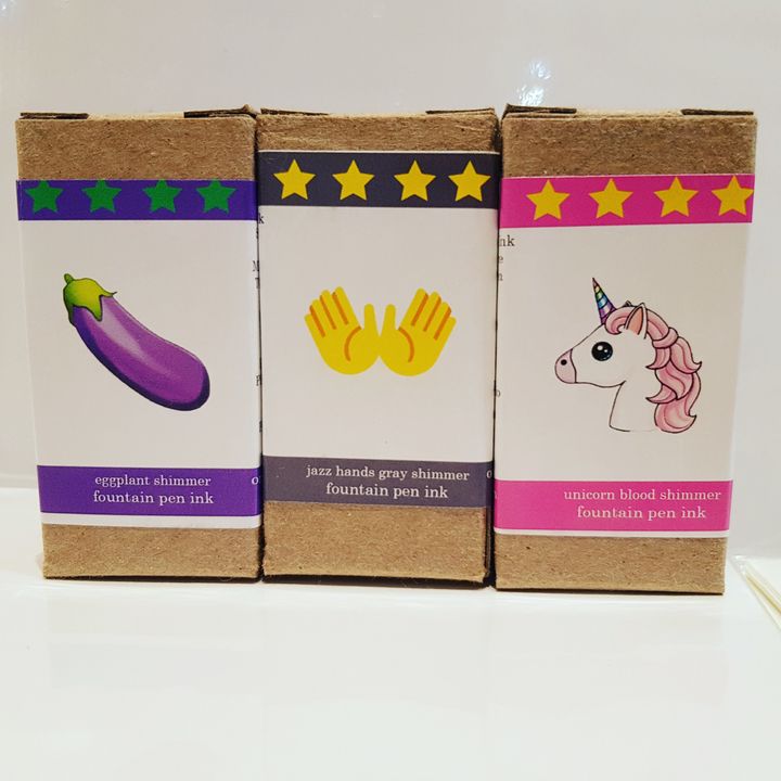 Organics Studio - Emoji 55ml Fountain Pen Ink | Organics Studio - Shimmer / 55ml / 2019 DC Penshow / Fountain Pen Ink