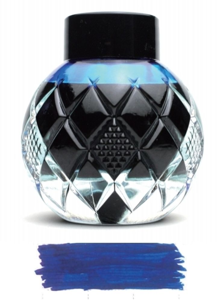 三田三昭堂 - "蕃茉莉"(藍) 55ml 香味鋼筆墨水 | Mita Sanshodo - "Brunfelsia"(Blue) / 55ml / HAHA INK / Scented Fountain Pen Ink - 2