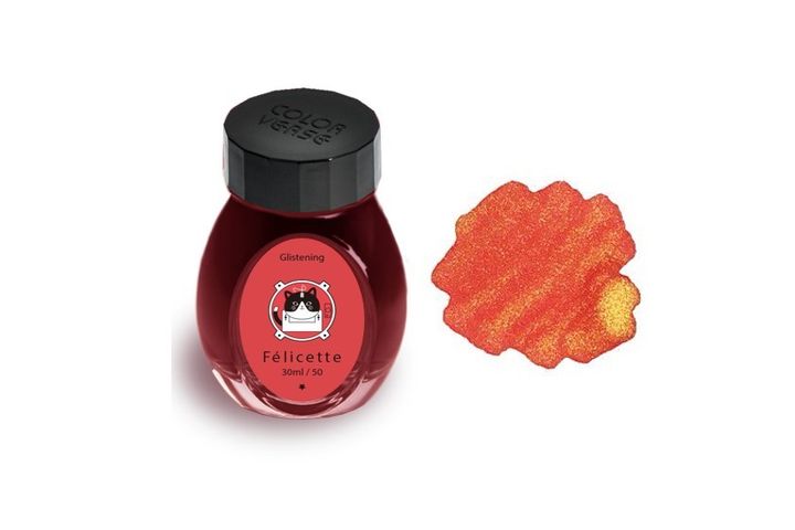 【貓咪菲莉希閃粉 30ml 閃粉】Colorverse 鋼筆墨水