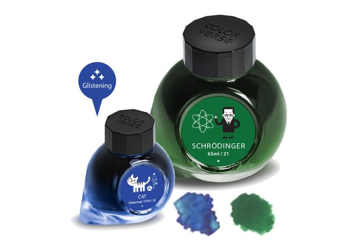 【薛丁格與貓 (閃粉)】Colorverse - 21/22 Schrodinger & Cat Set 65ml + 15ml Ink