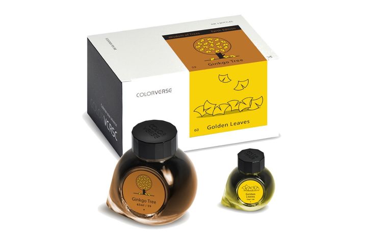 【銀杏與金葉】Colorverse - 59/60 Ginkgo Tree & Golden Leaves Set 65ml + 15ml Ink - 2