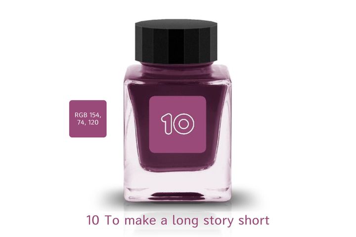 Tono & Lims - 10 To make a long story short | Standard Series 標準色 30ml 鋼筆墨水