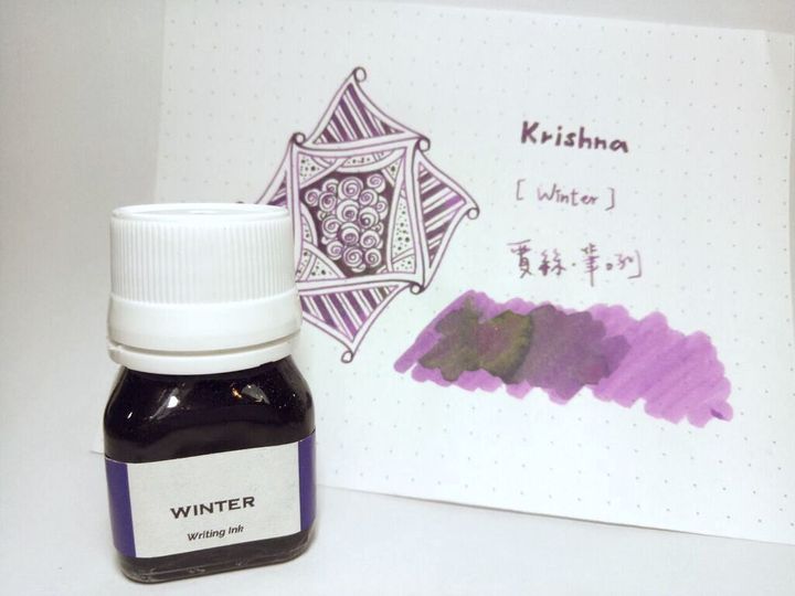 奎師那 - 紫色冬夜 20ml 怪獸系列 鋼筆墨水