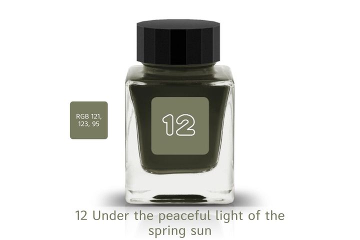 Tono & Lims - 12 Under the peaceful light of the spring sun | Standard Series 標準色 30ml 鋼筆墨水
