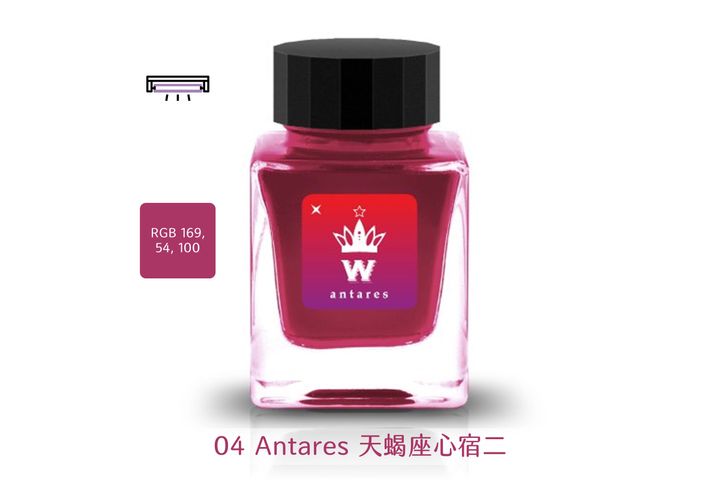 Tono & Lims - 04 Antares 天蝎座心宿二 | Star Light 星夜色 30ml 鋼筆墨水 UV墨水 - 2