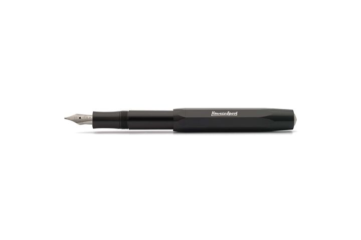 Kaweco - 鋼琴黑 短鋼 鋼筆 Skyline Sport