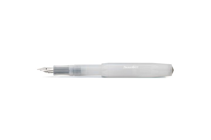 Kaweco -  謎蹤白 短鋼 鋼筆 Frosted Sport