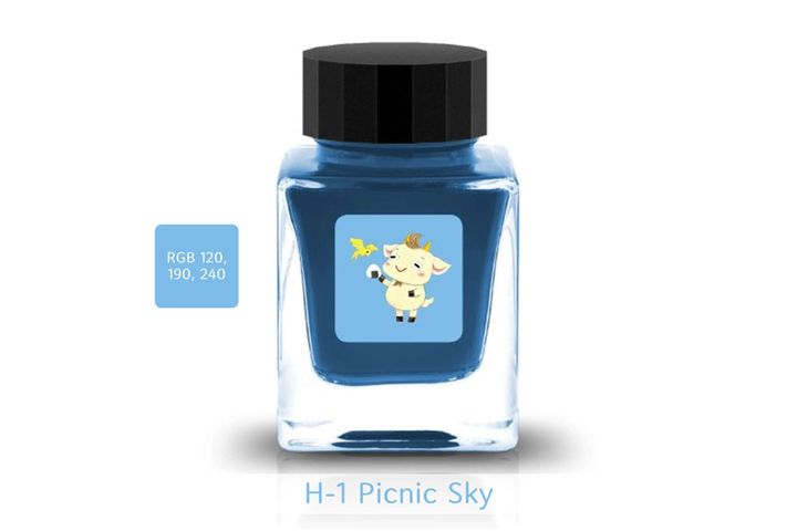 Tono & Lims - H-1 春日野餐的天空 Picnic Sky | Producer 自調系 30ml 鋼筆墨水