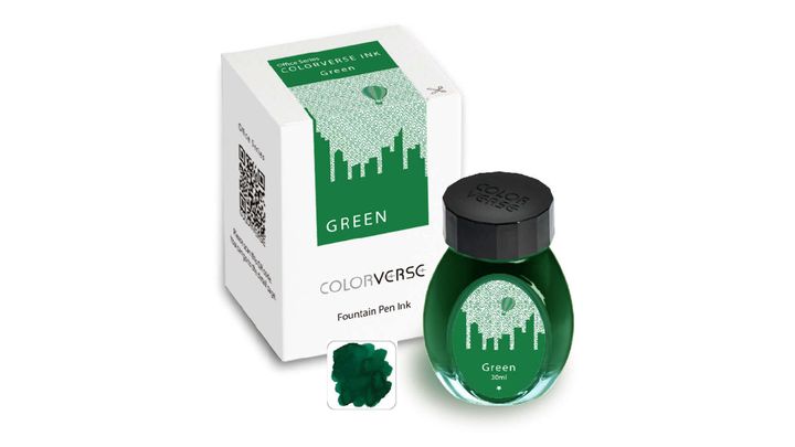 【辦公室日用 都會綠 30ml】Colorverse 鋼筆墨水