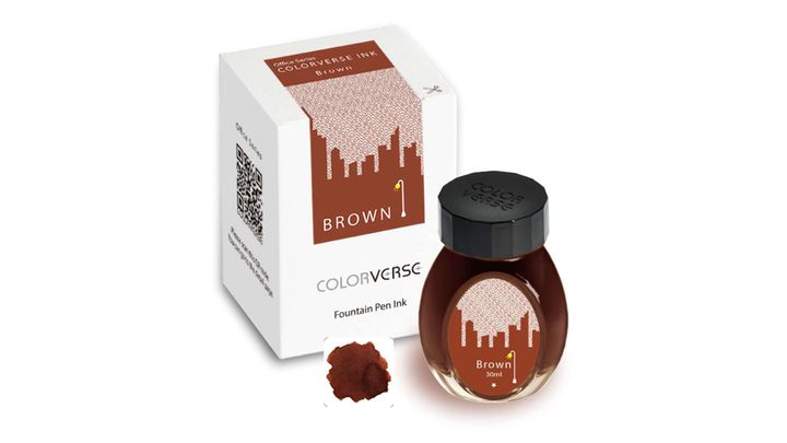 【辦公室日用 歸途棕 30ml】Colorverse 鋼筆墨水
