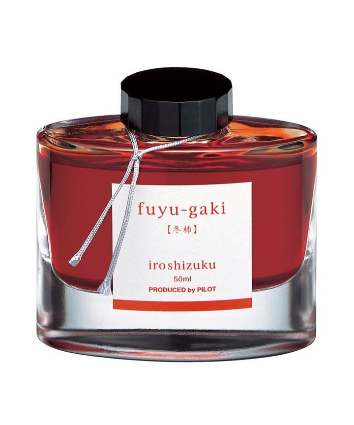百樂 - 冬柿 50ml 色彩雫鋼筆墨水