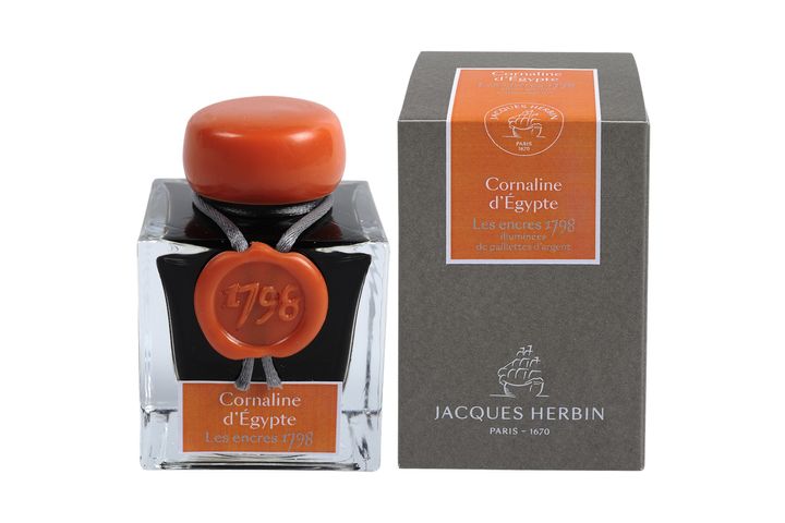 Jacques Herbin - 1798 埃及紅玉 50ml 閃粉鋼筆墨水