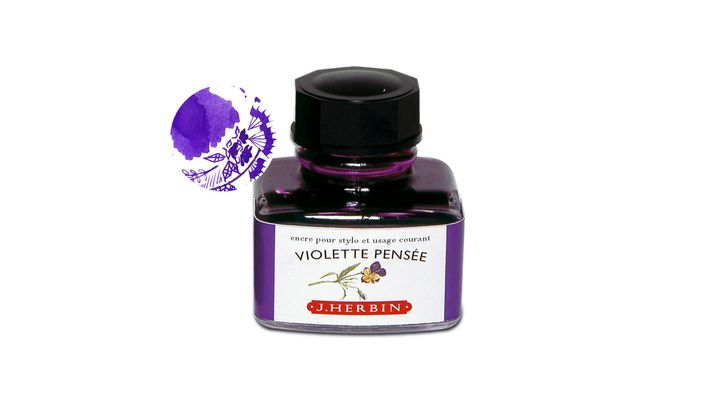 Herbin - 憂鬱紫羅蘭 30ml 鋼筆墨水 珍珠彩墨