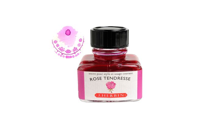 Herbin - 玫瑰粉紅愛戀 30ml 鋼筆墨水 珍珠彩墨