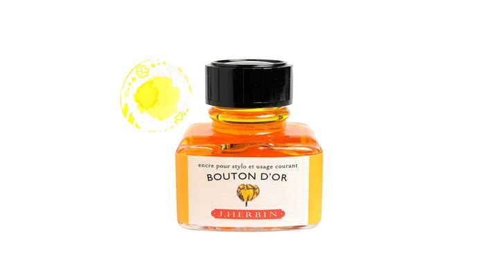 Herbin - 毛茛黃 30ml 鋼筆墨水 珍珠彩墨